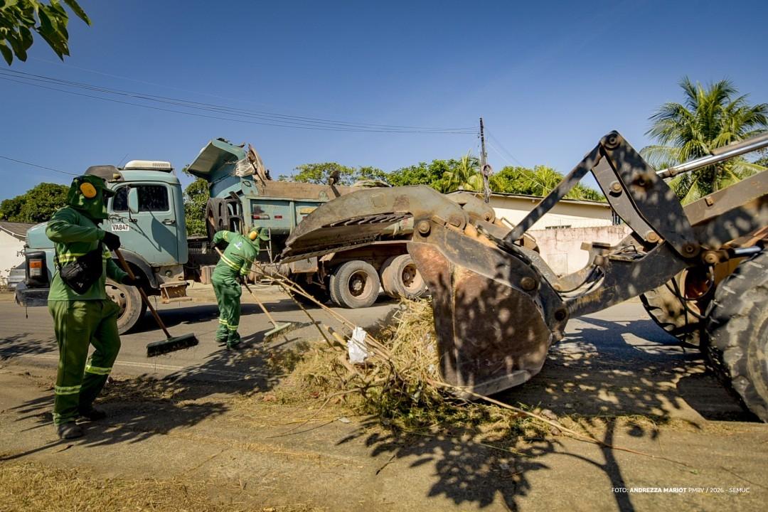Boa Vista recebe cuidado diário com ações de limpeza e manutenção nos bairros 
